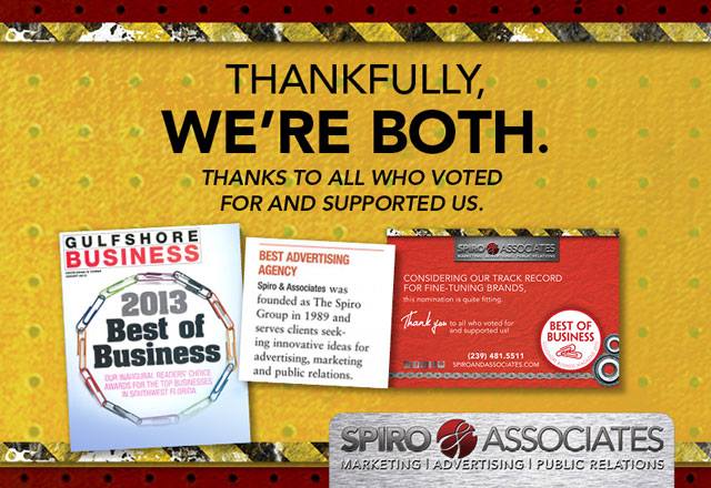 GulfshoreBusiness Mag2013 Best Ad Agency
