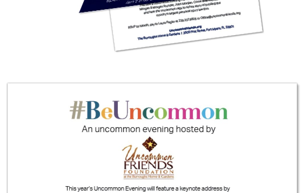 Uncommon Friends Invitation