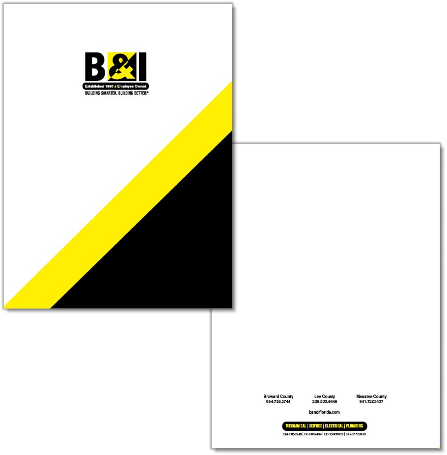 B&I Pocket Folder Design