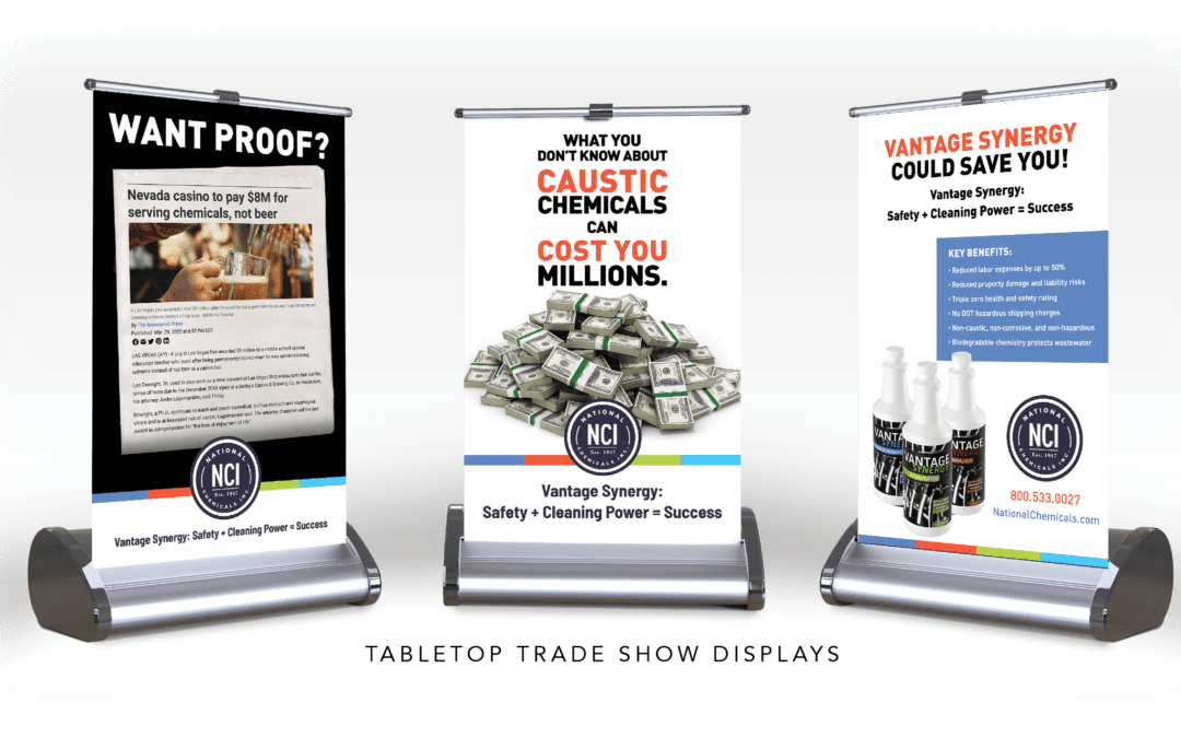 National Chemicals Tabletop Trade Show Displays