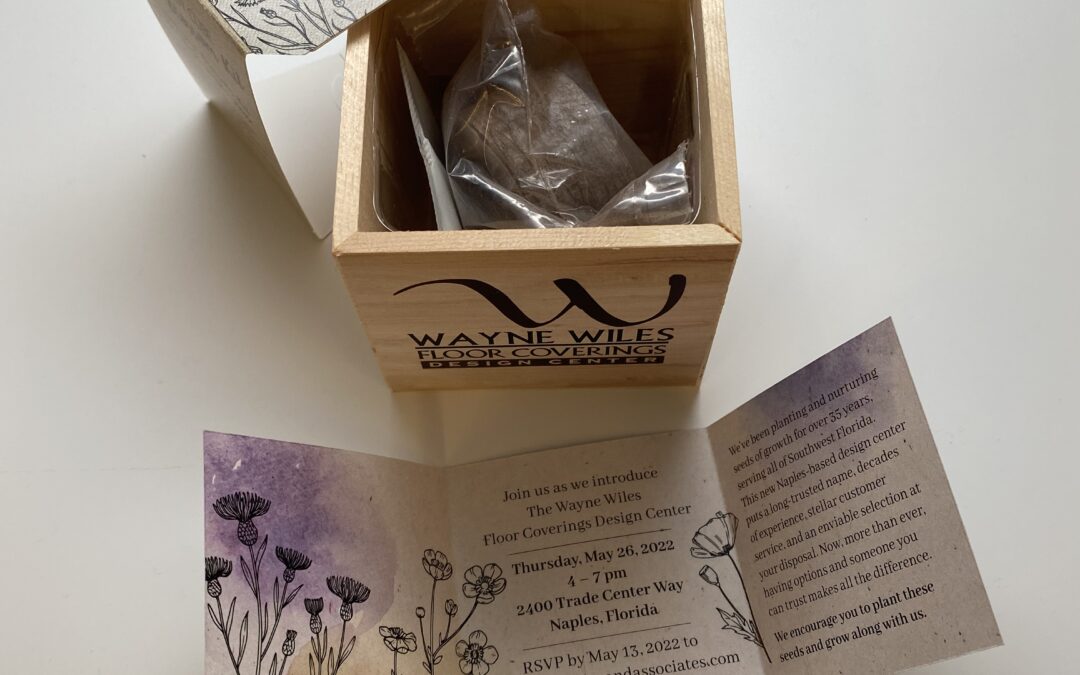Wayne Wiles Floor Coverings – Design Center – Direct Marketing Invitation