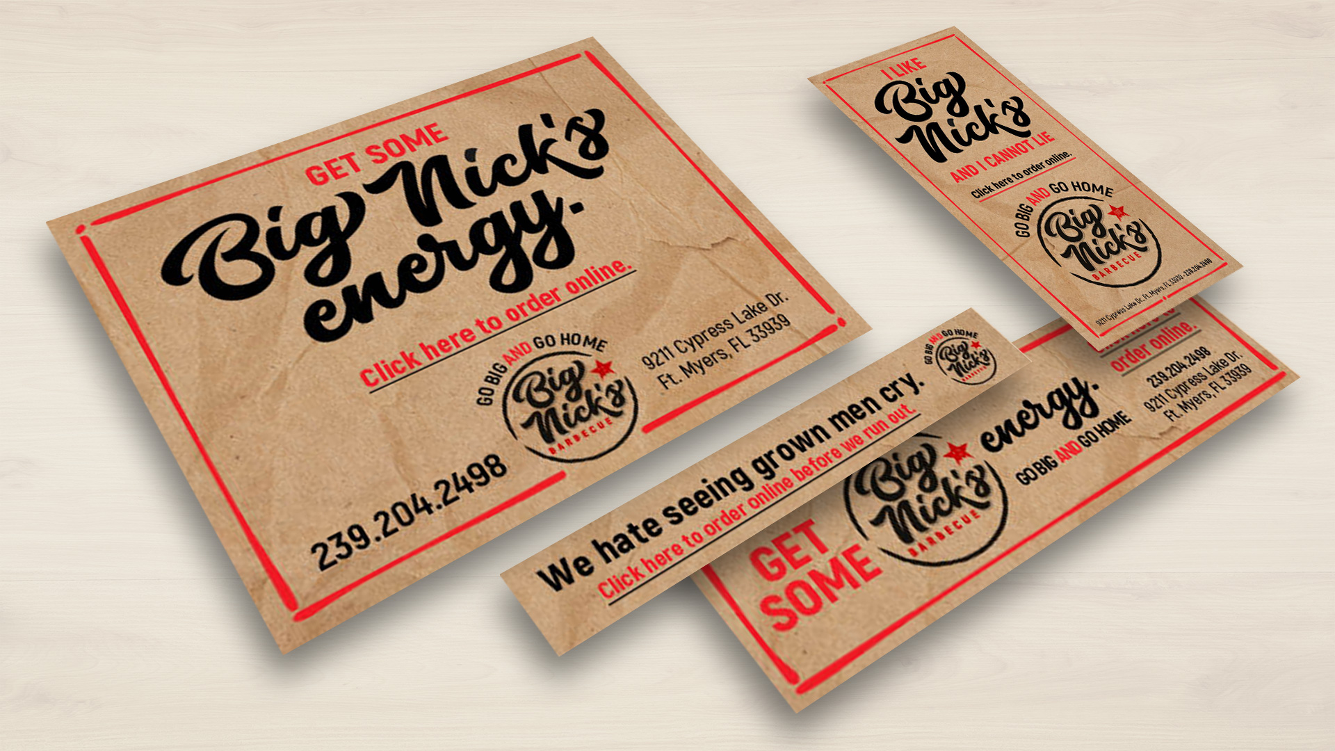 Big Nicks Bbq – Digital Banner Ads