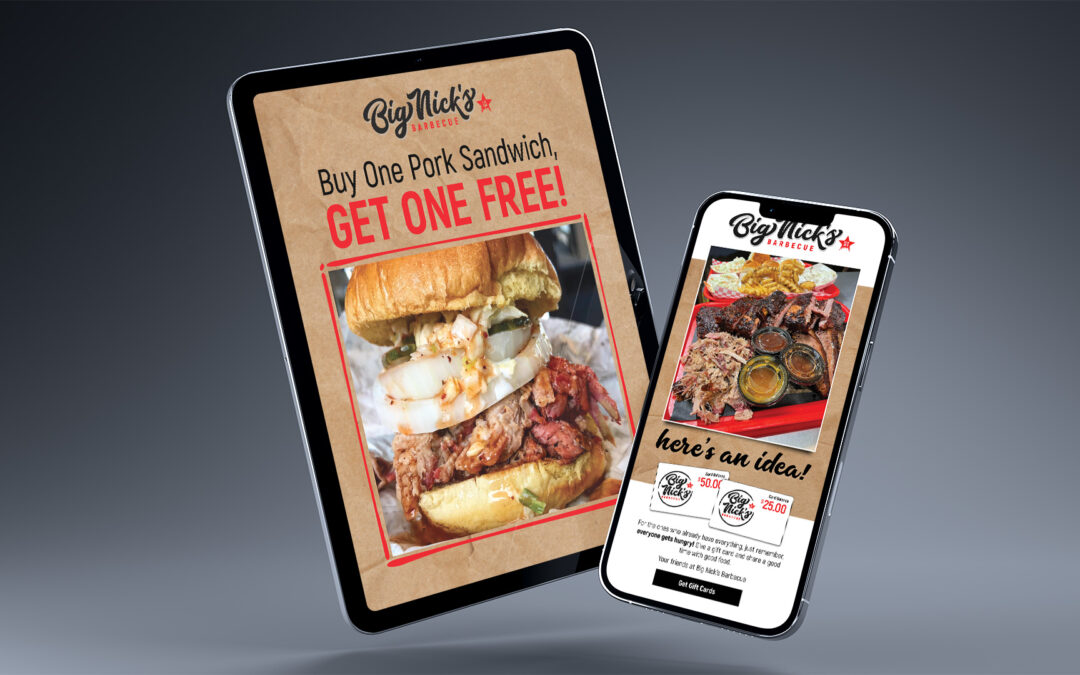 Big Nicks BBQ – Email Marketing and Banner Ads