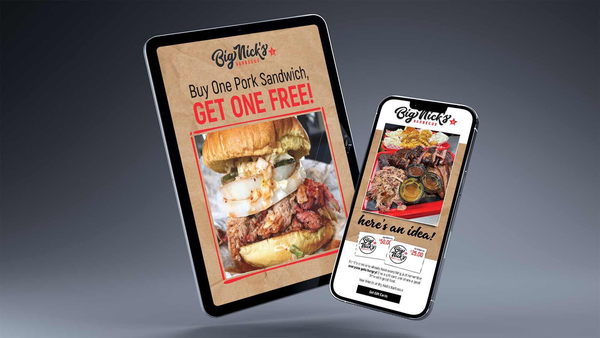 Big Nicks BBQ – Email Marketing and Banner Ads