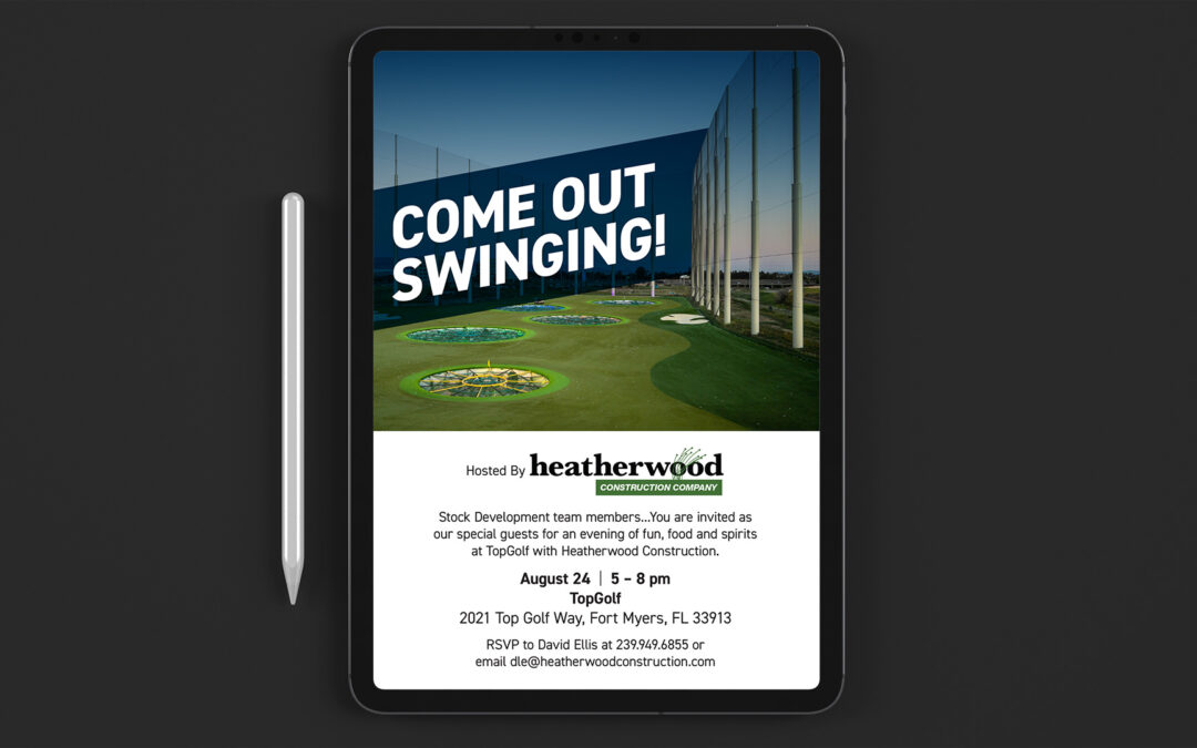 Heatherwood Construction – Email Event Invitation