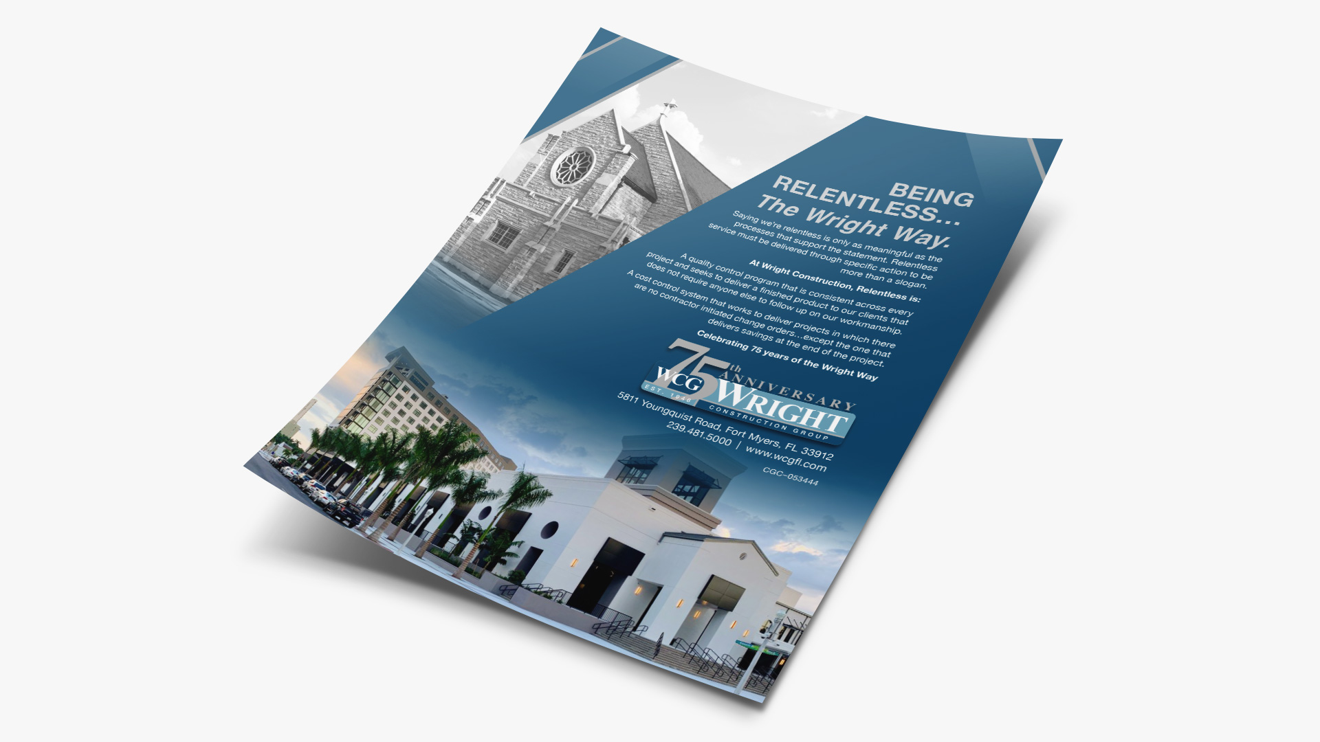 Wright Construction Group – print-ad