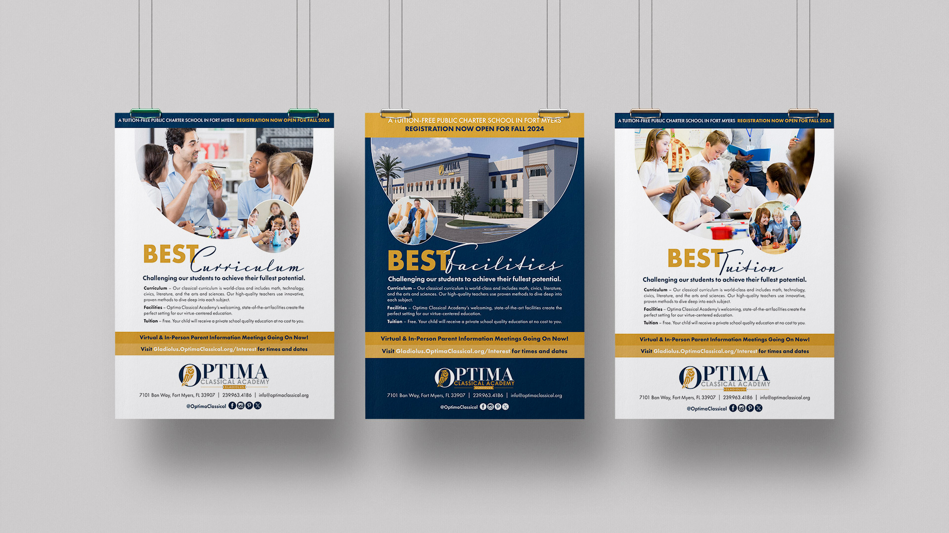 OptimaEd – Print Ad Campaign