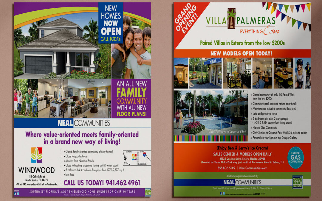 Neal Communities – Windward & Villa Palmera Print Ads