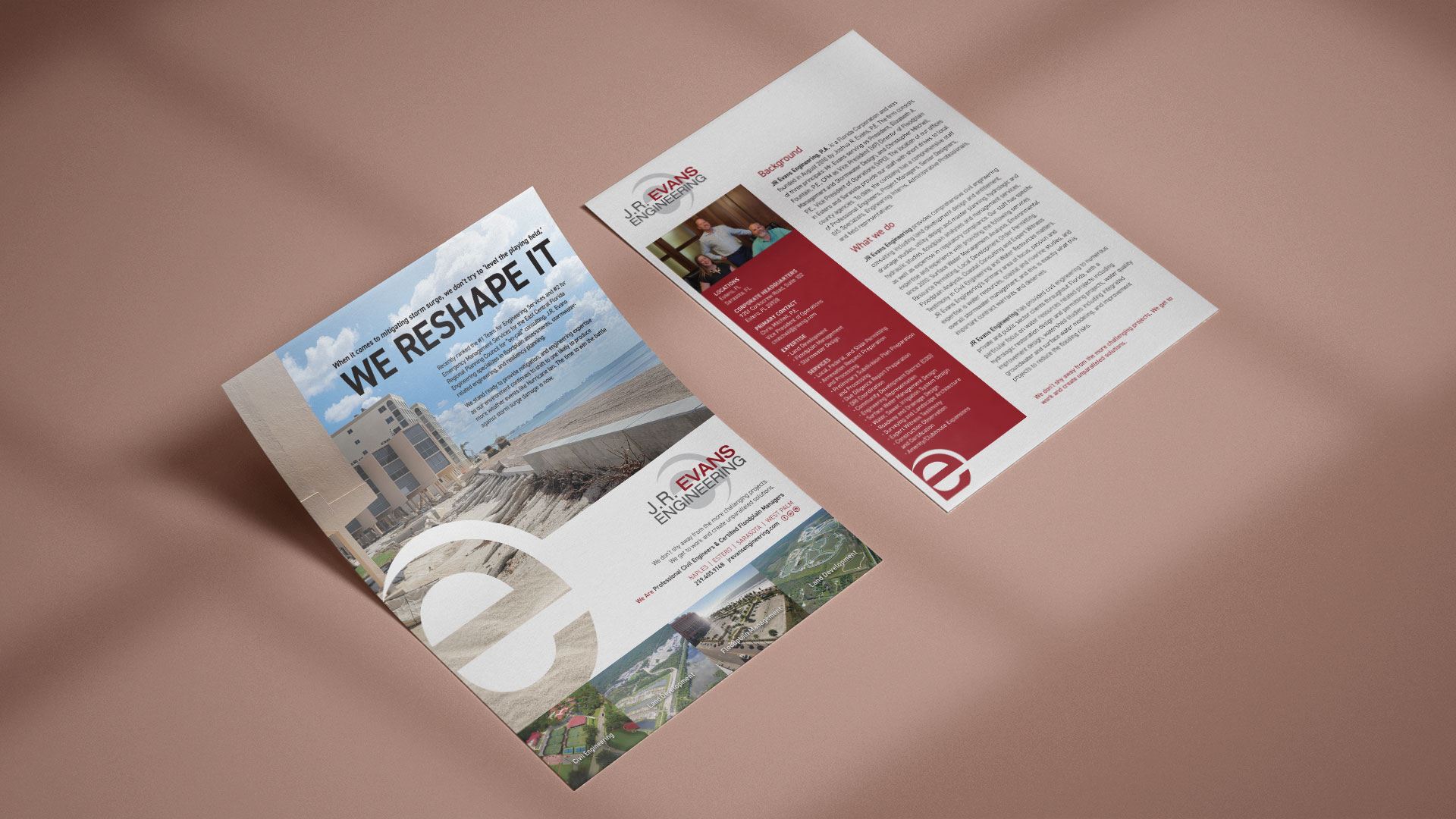 J.R. Evans – Sales Sheets