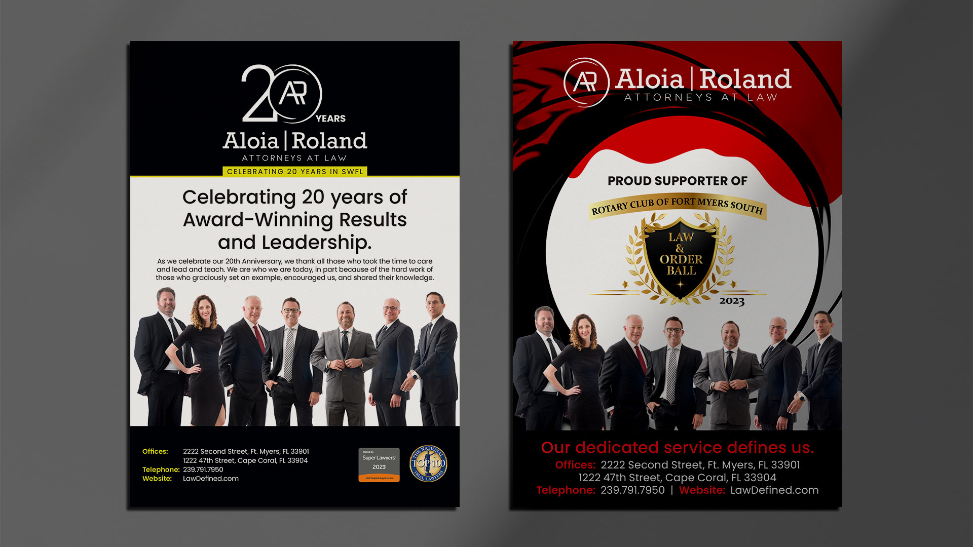 Aloia | Roland – Various Print Ads