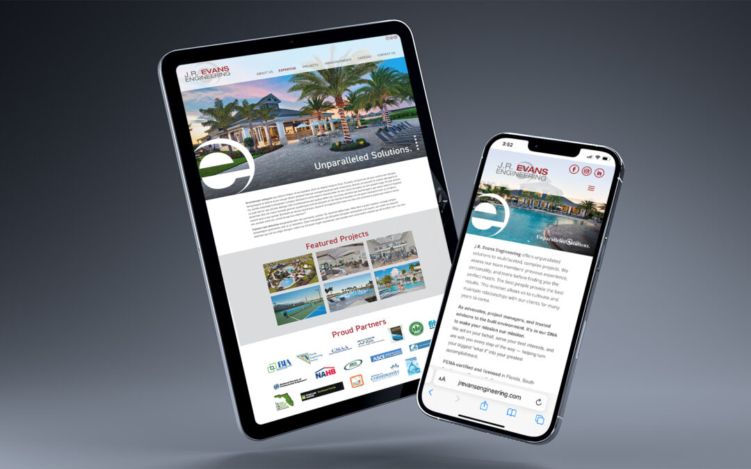 J.R. Evans – Engineering – Website