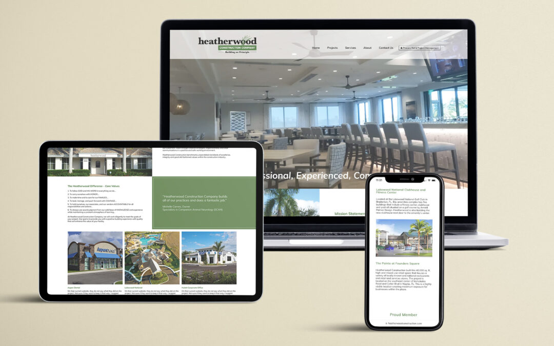 Heatherwood Construction – Website Presence