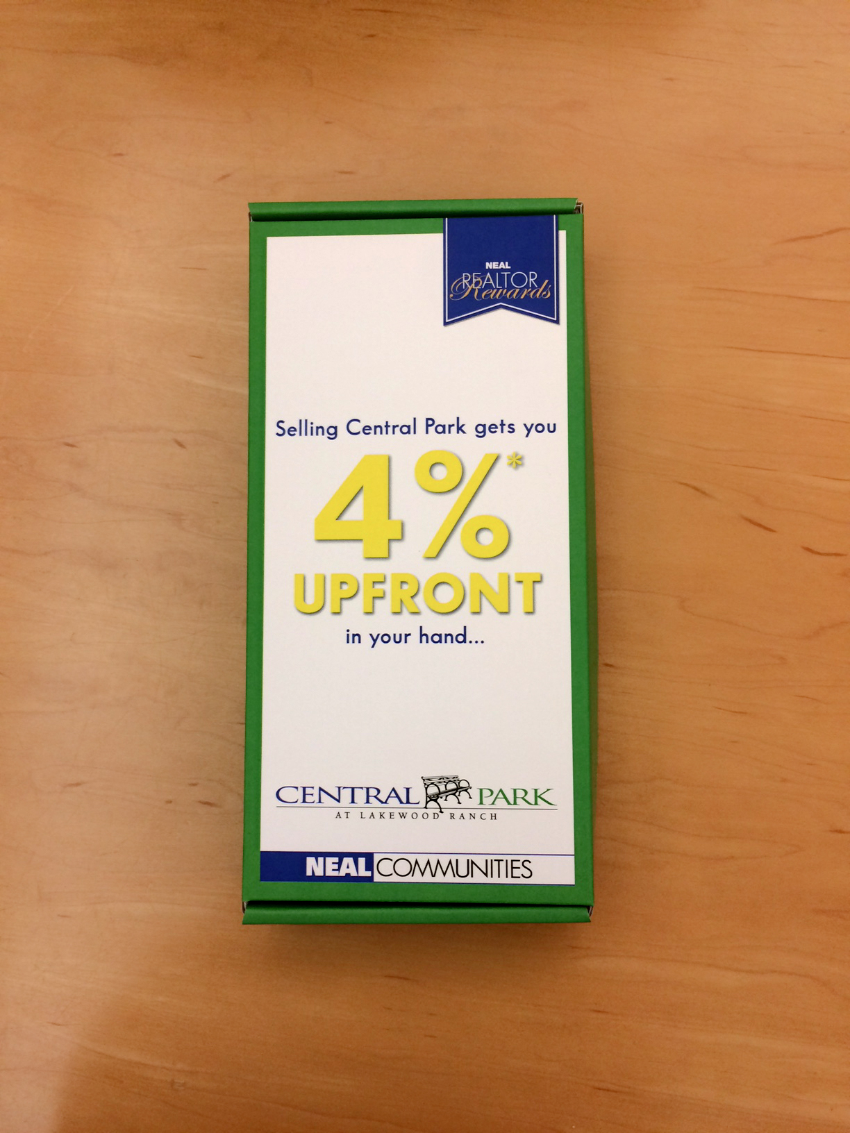 Neal Communities – Central Park – 3D Direct Marketing Promotion