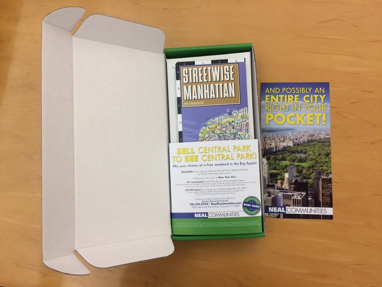 Neal Communities – Central Park – 3D Direct Marketing Promotion