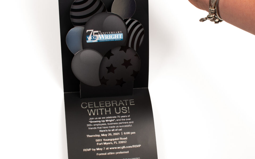 Wright Construction Group – 75th Anniversary Invitation