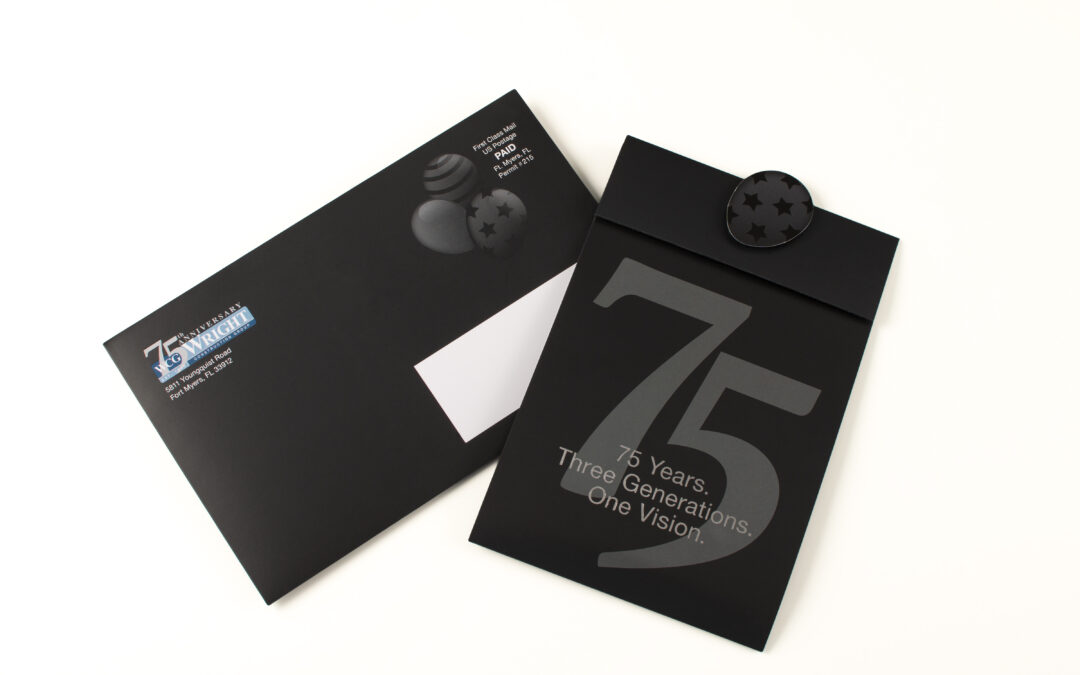 Wright Construction Group – 75th Anniversary Invitation