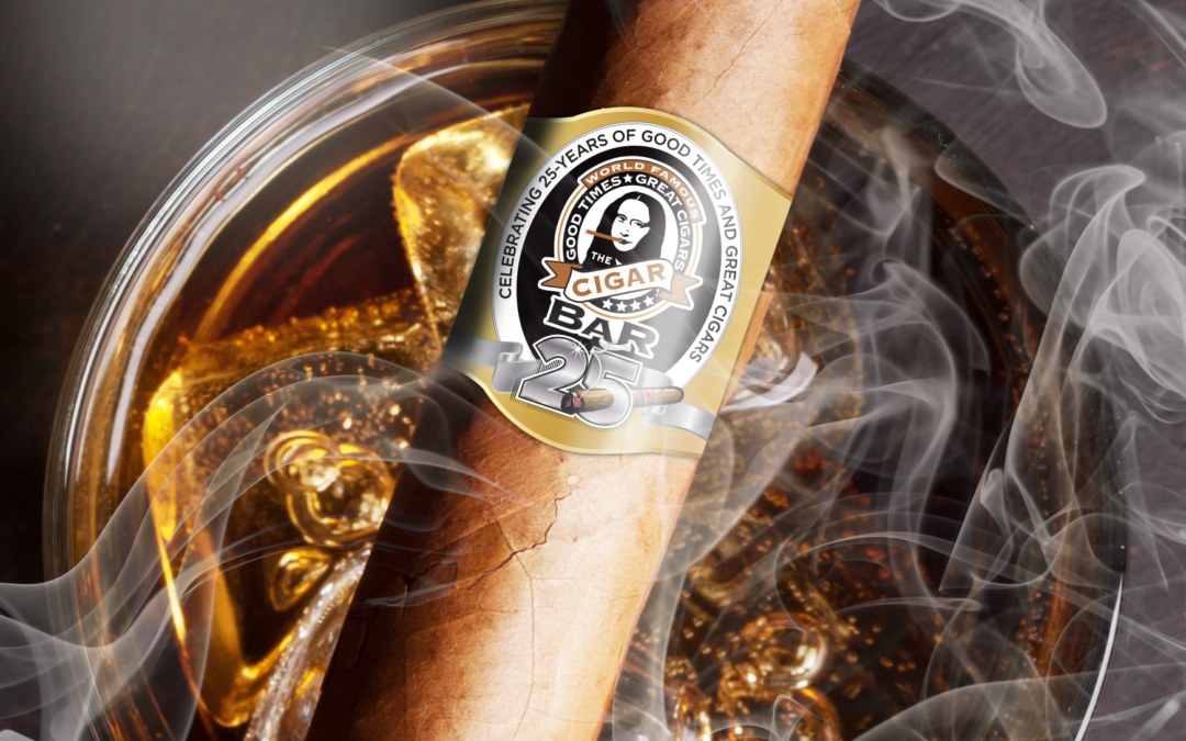 World Famous Cigar Bar – Logo on Glass