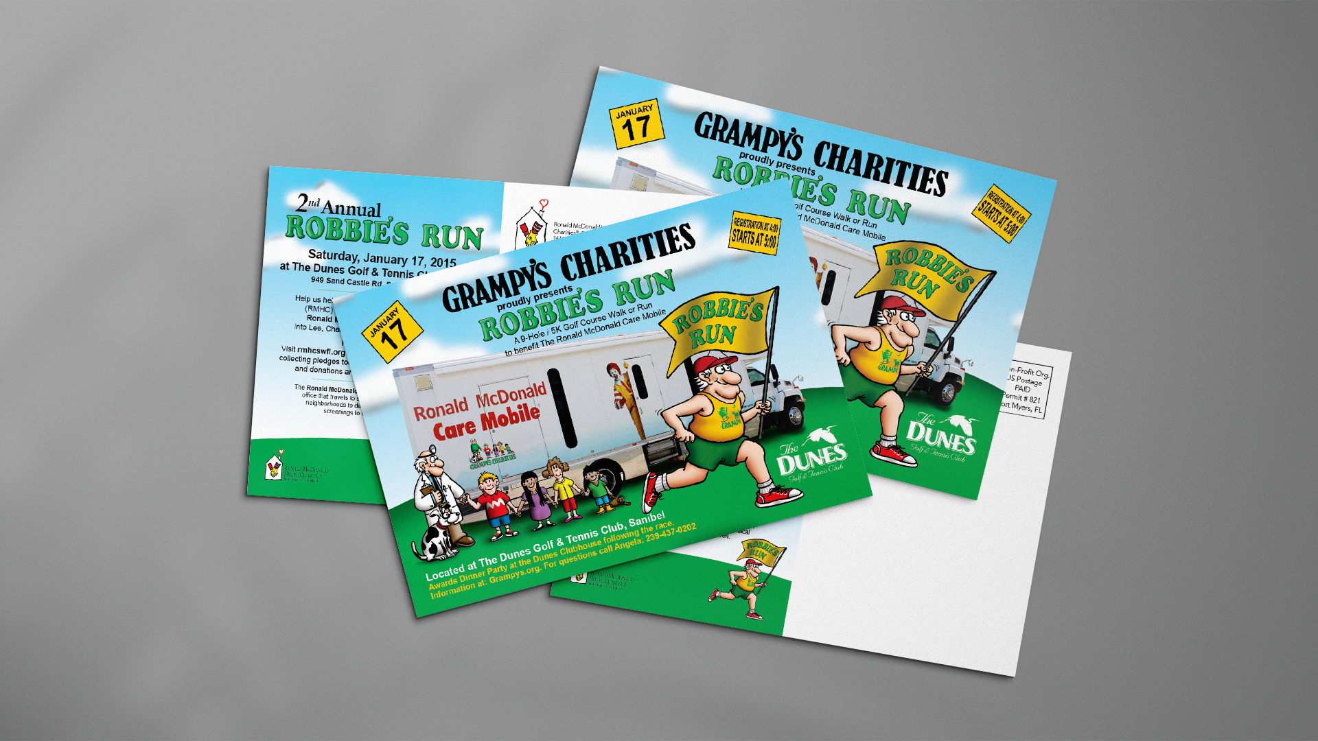 Ronald McDonald House – Grampy’s – Event Direct Mail