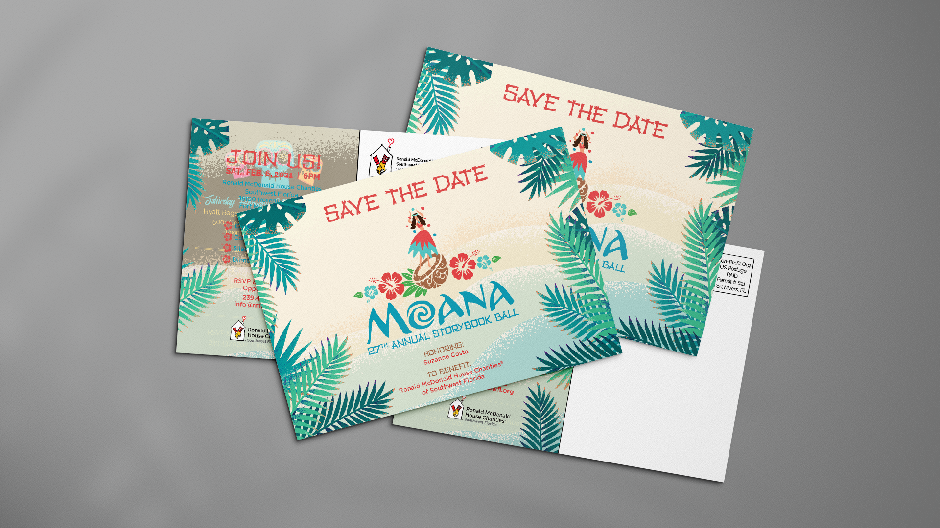Ronald McDonald House Charities – Moana Event Direct Mail