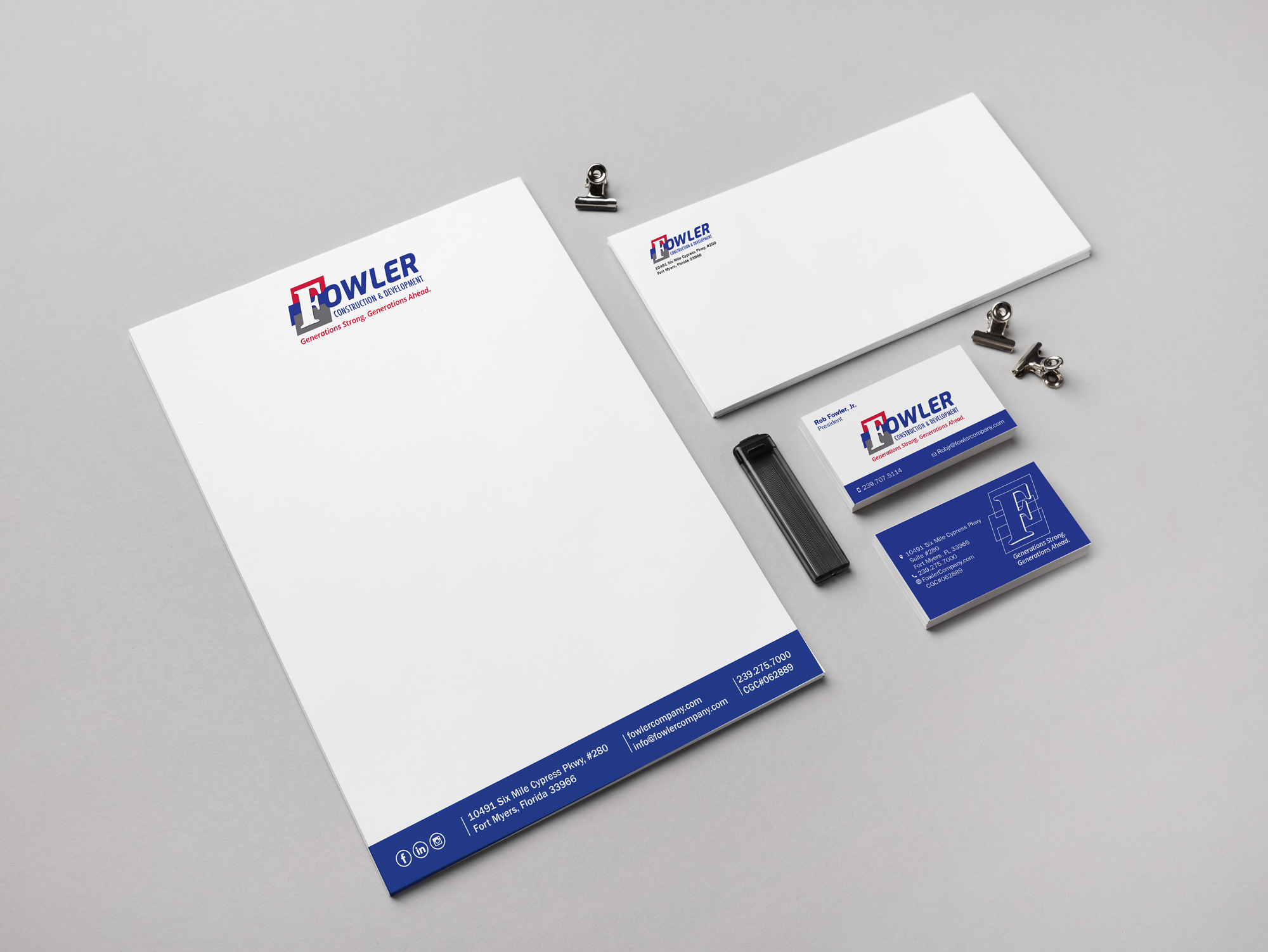 Fowler Construction & Development – Fowler Stationary Packages