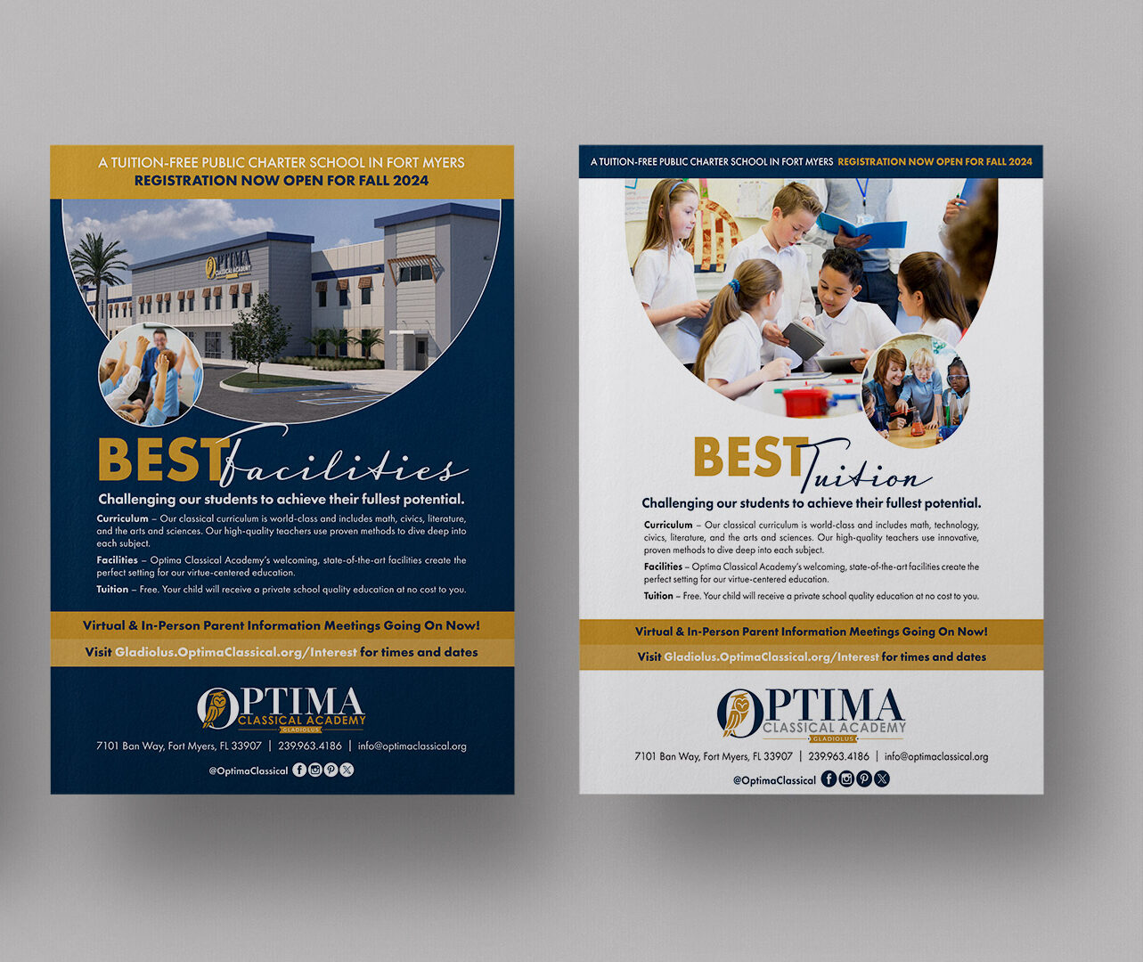 OptimaEd – Print Ads