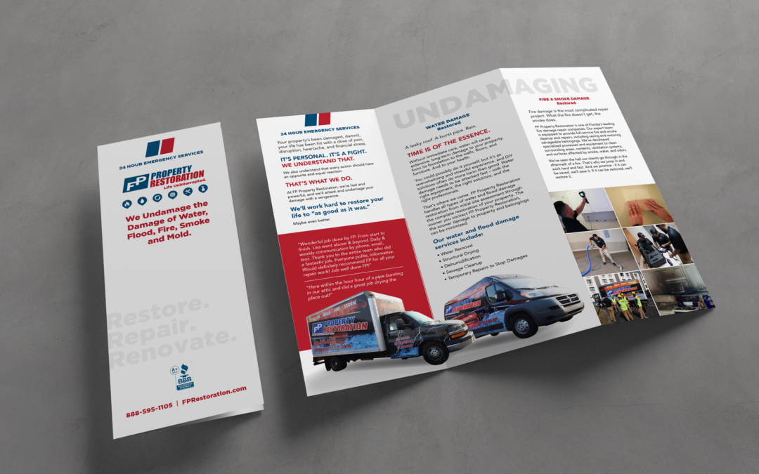 FP Property Restoration – Trifold Brochure