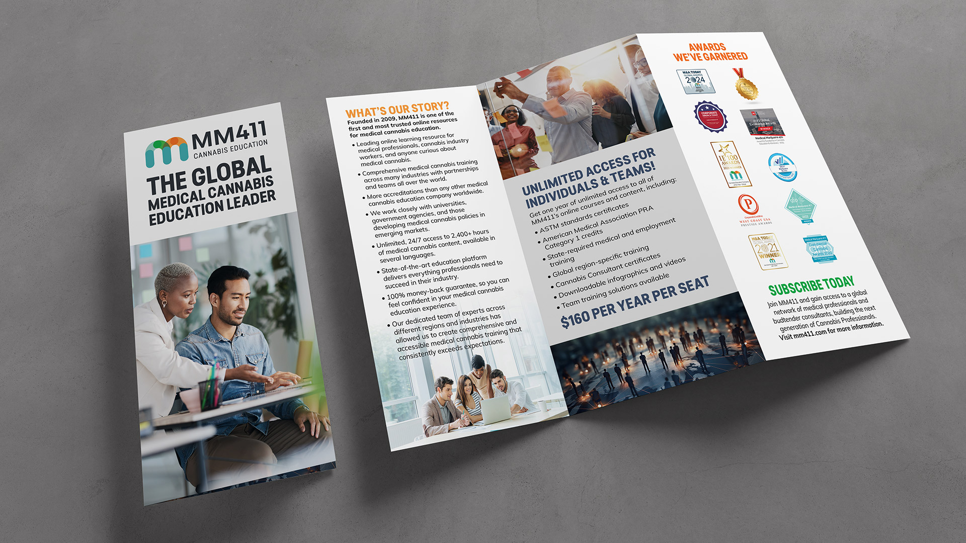 MM411 Inc – Trifold Brochure