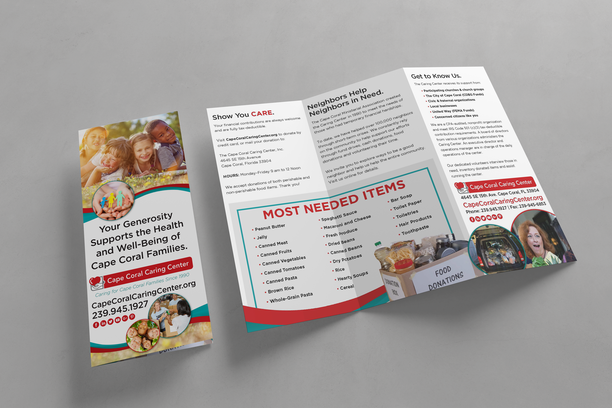 Cape Coral Caring Center – Informational Brochure