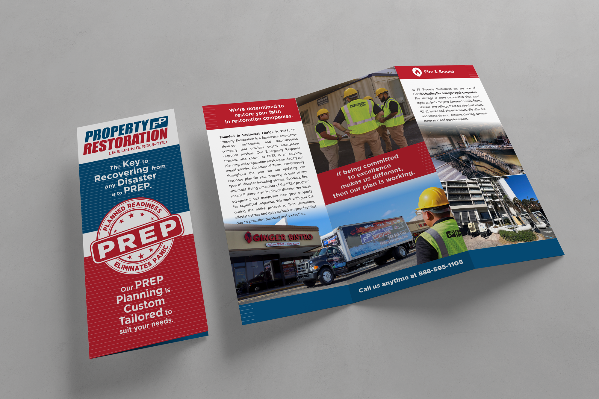 FP Property Restoration – Trifold Brochure