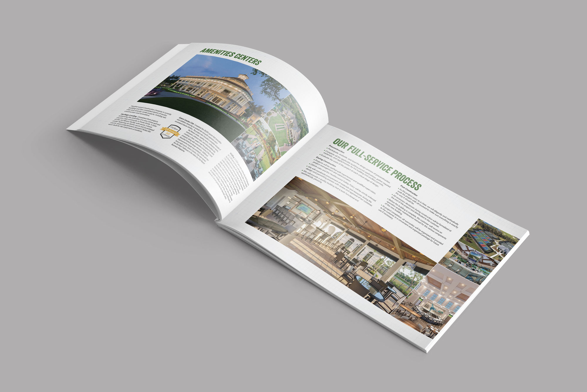 Heatherwood Construction – Clubhouse Brochure