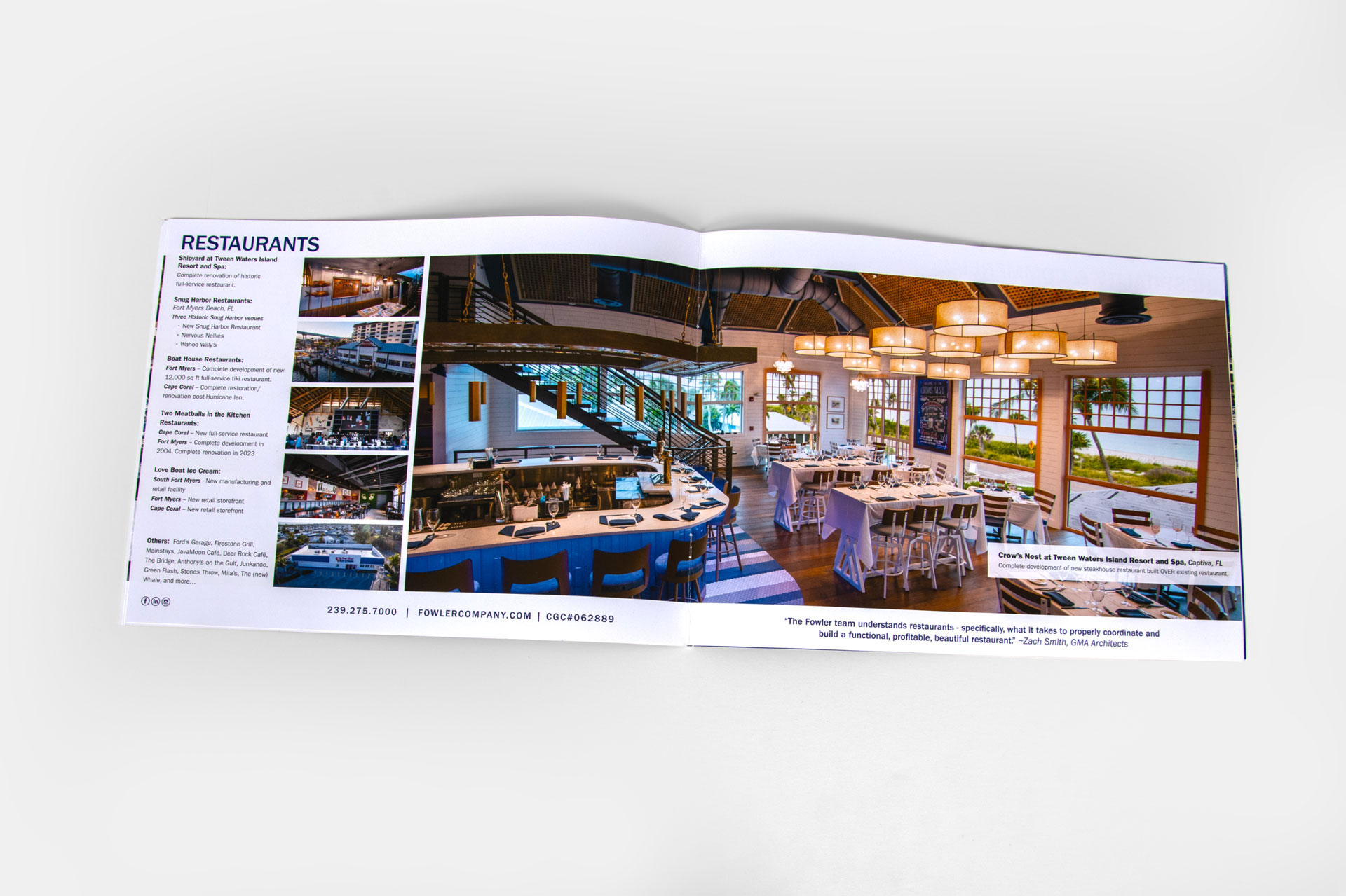 Fowler Construction & Development –  Restaurant