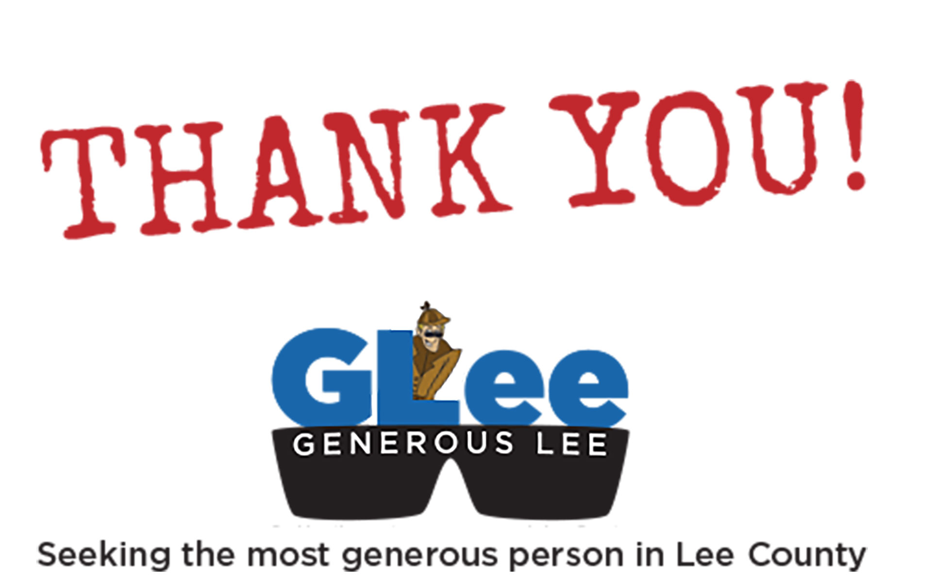 Generous Lee – Donation Thank You Envelope