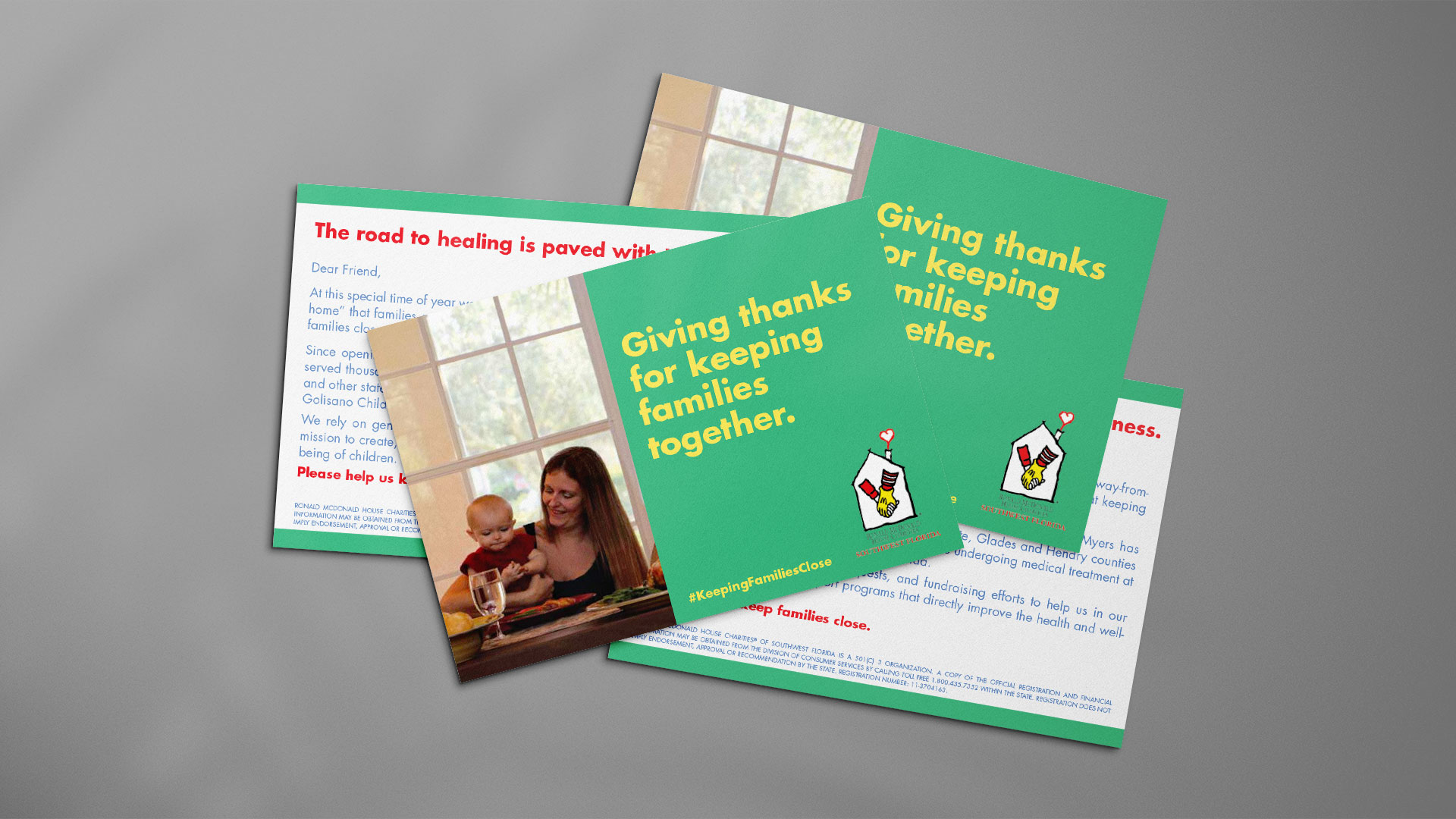 Ronald McDonald House – Giving Thanks – Direct Mail