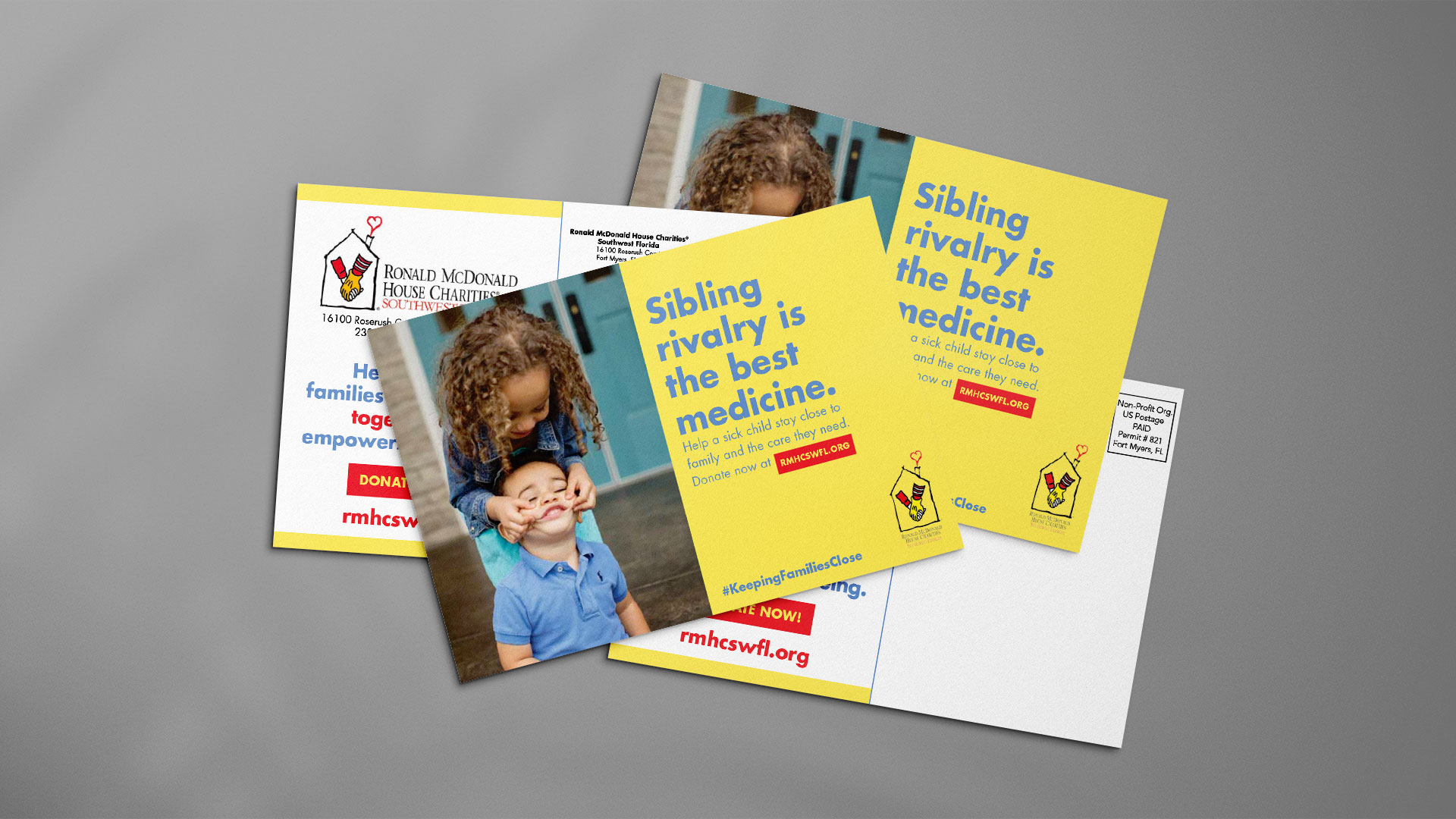 Ronald McDonald House – Sibling Rivalry – Direct Mail